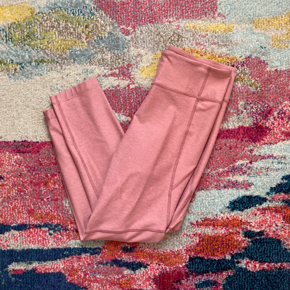 Outdoor Voices Coral Athletic Leggings